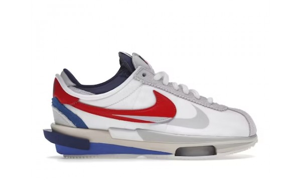 Nike Zoom Cortez SP sacai White University Red Blue