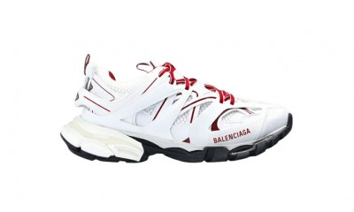 Balenciaga Wmns Track Sneaker 'White Red'