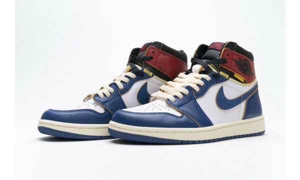 AIR JORDAN 1 x UNION Red white and blue