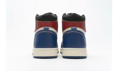 AIR JORDAN 1 x UNION Red white and blue