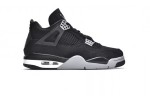 Air Jordan 4 Retro Black Canvas