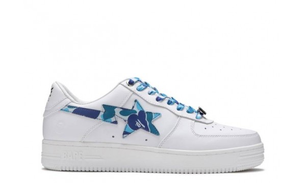 Bapesta Low ABC Camo Blue