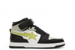 A Bathing Ape Block Sta Hi Black Lime