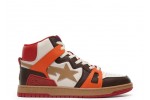 A Bathing Ape Bape Sta 93 Hi Red Orange Light Sand