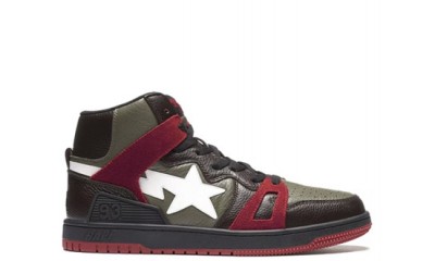 A Bathing Ape Bape Sta 93 Hi Khaki Green