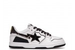 A Bathing Ape Bape SK8 Sta White Silver