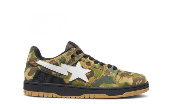 A Bathing Ape Bape SK8 Sta ABC Camo Green