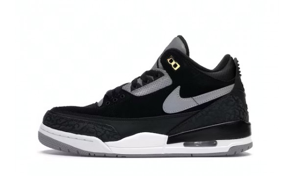 Jordan 3 Retro Tinker Black Cement Gold