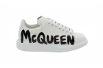 Alexander McQueen Oversized Graffiti White Black