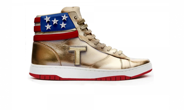 GOLD TRUMP SNEAKERS (HIGH TOP) PRE-ORDER