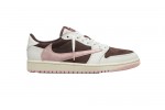 Travis Scott x Air Jordan 1 Low OG “Dark Pony Pink Oxford”